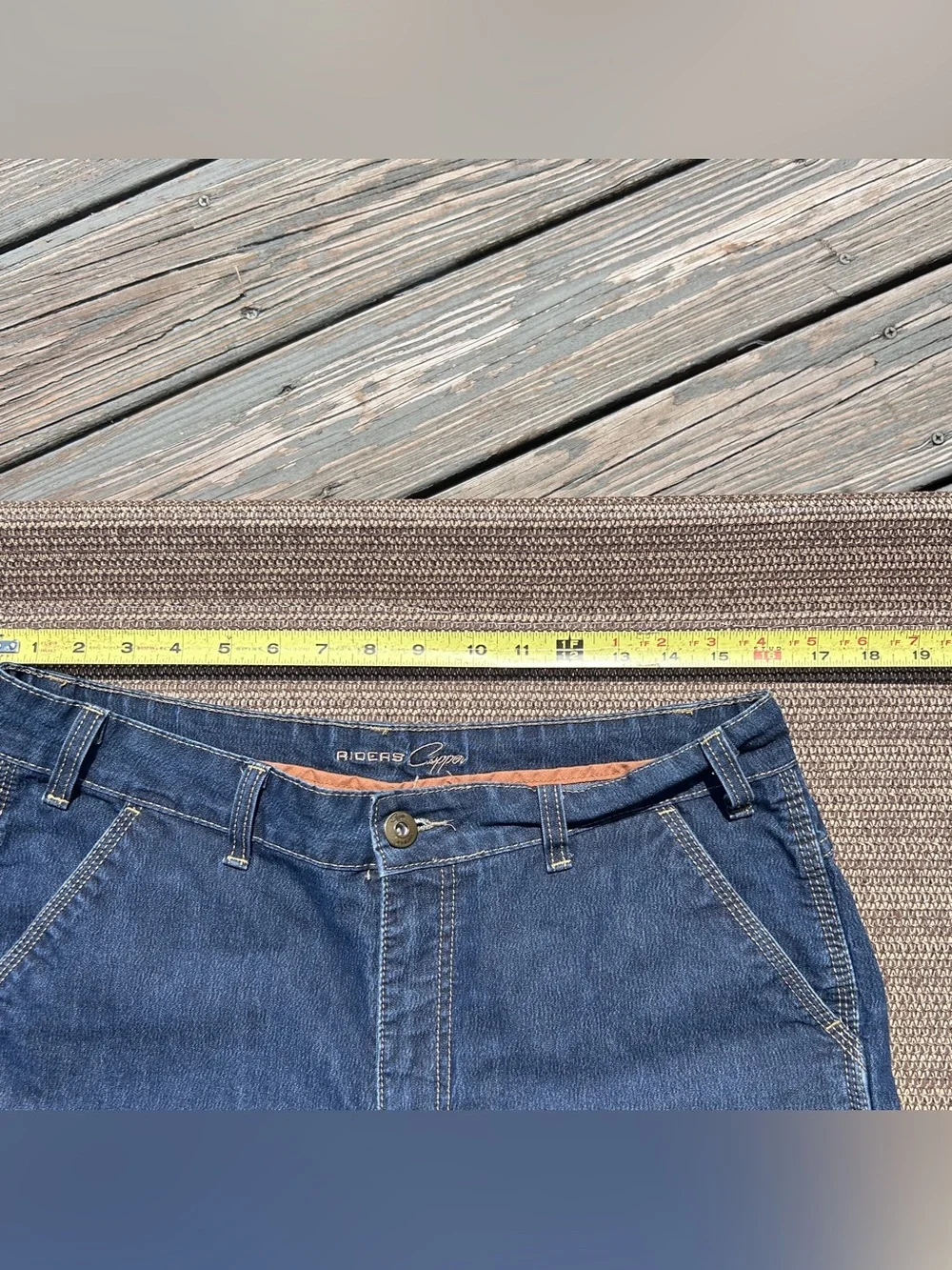 Riders by Lee Copper Stretch Denim Bermuda Shorts Jorts 13M